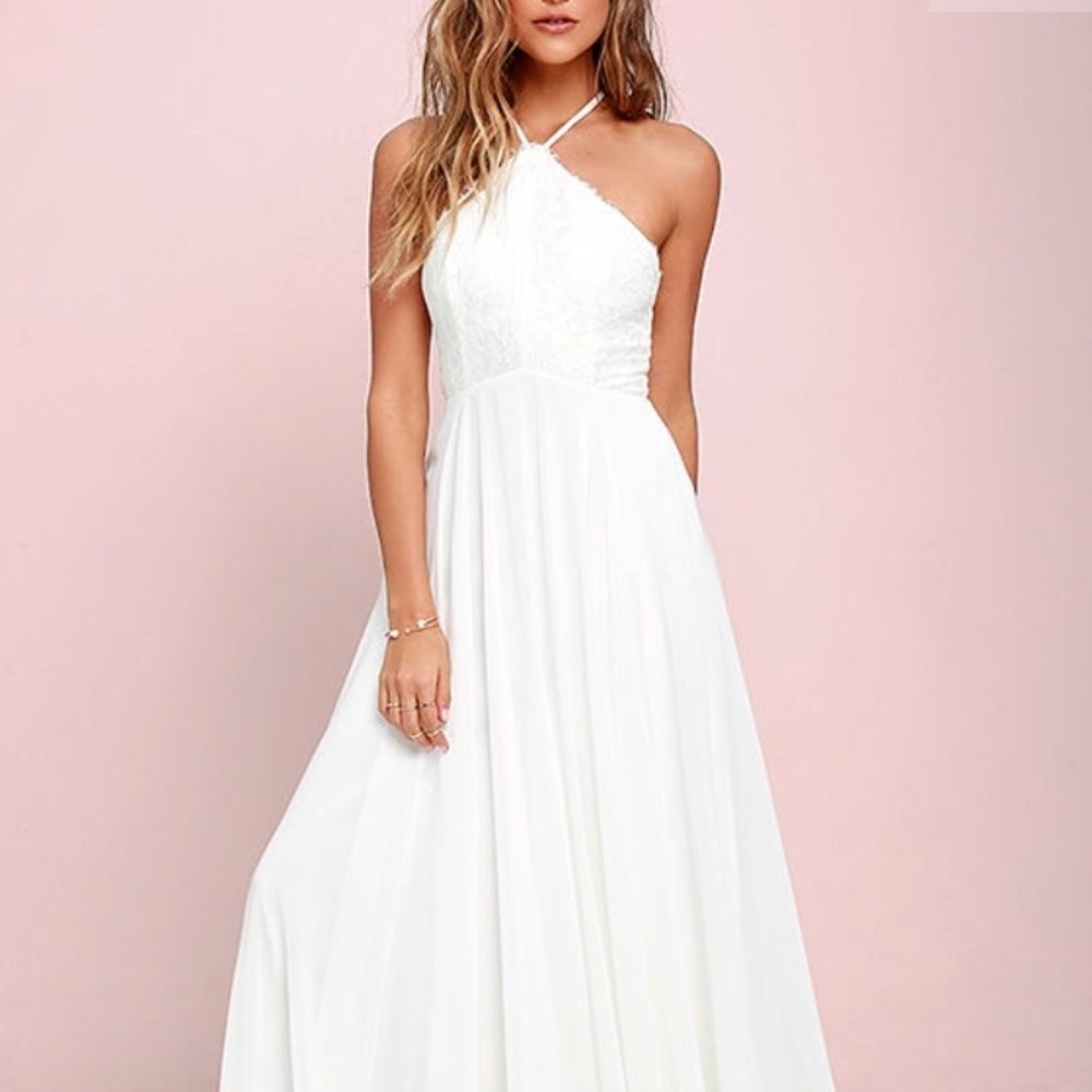 Lulus white dress